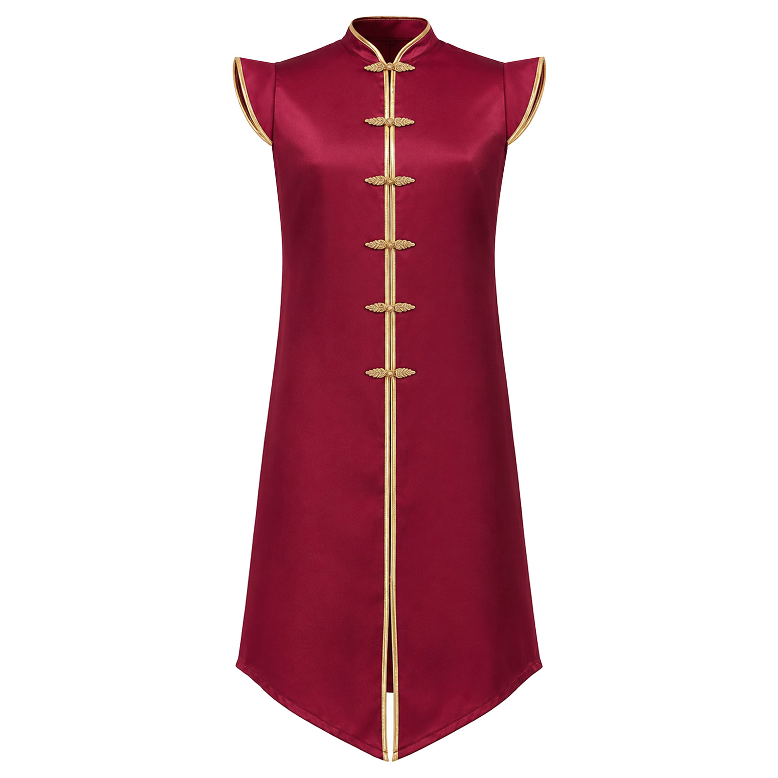 Jackets - Men Medieval Long Vest Cap Sleeve