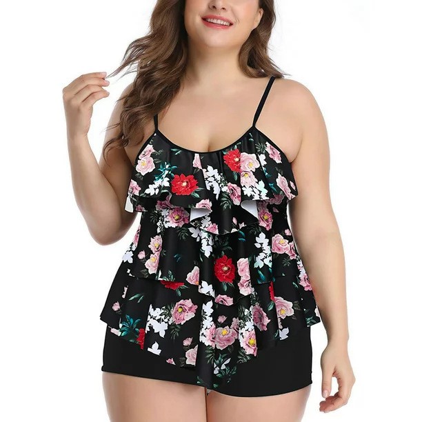 Tankini Woman Bikini Floral Pr - đánh giá và giá Shorts