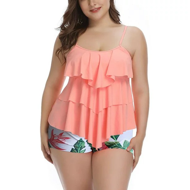 Tankini Woman Bikini Floral Pr - đánh giá và giá Shorts