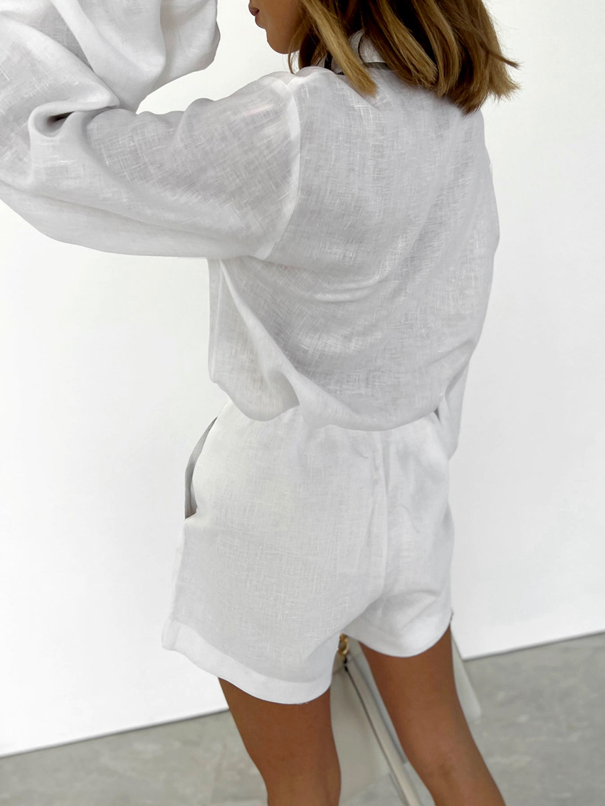Two Piece Set Women Outfit 202 - đánh giá và giá Mens Linen Shirt Long Sleeve
