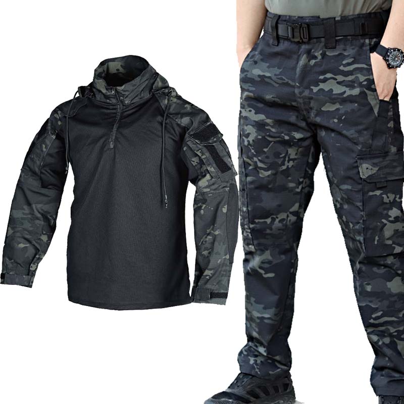 Tactical Military Uniform Set  - đánh giá và giá Tactical Military Shirt Cargo