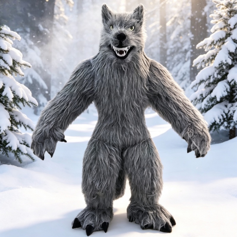 Giant Inflatable Grey Wolf Mas - đánh giá và giá Suits