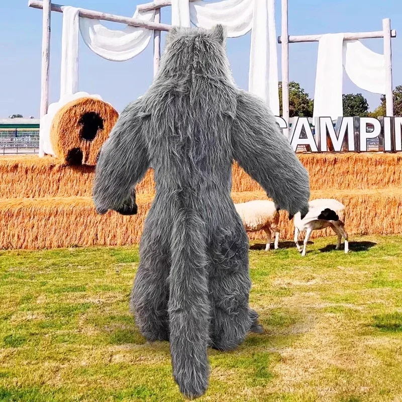 Giant Inflatable Grey Wolf Mas - đánh giá và giá Suits