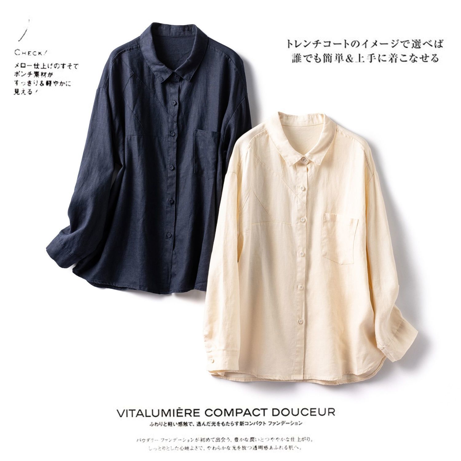 Dave&Di Linen Artistic Simple  - đánh giá và giá Mens Linen Shirt Long Sleeve